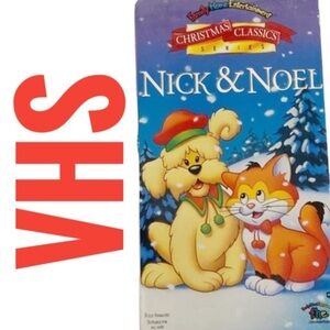 Vtg VHS Nick & Noel Christmas Classics Family Home Entertainment 90s Tape